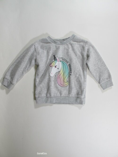 Šedá mikina pro holky secondhhand