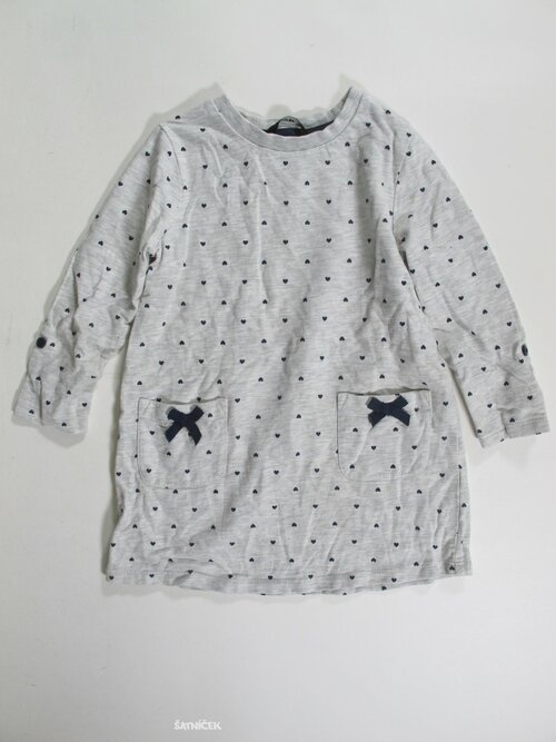 Šaty dl. rukáv s puntíkem pro holky secondhand
