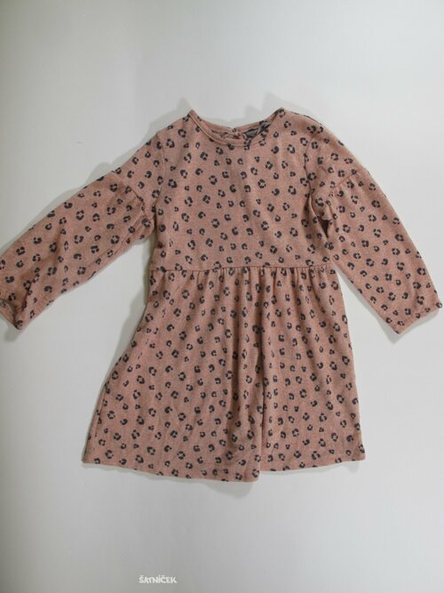 Tunika-šaty dl rukáv se vzorem secondahnd