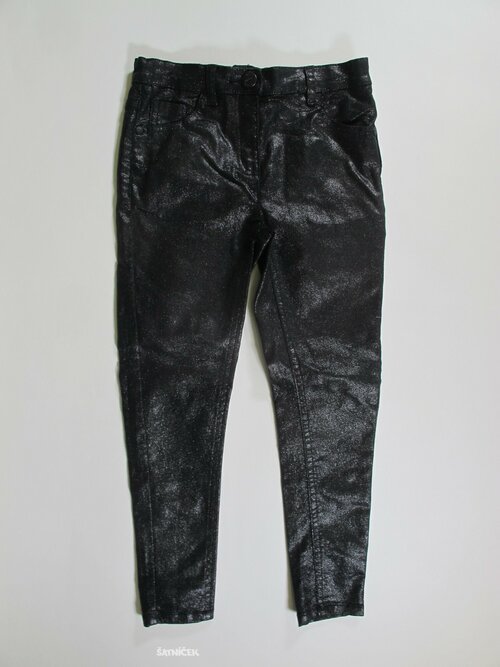 Černé kalhoty  pro holky  třpytivé secondhand