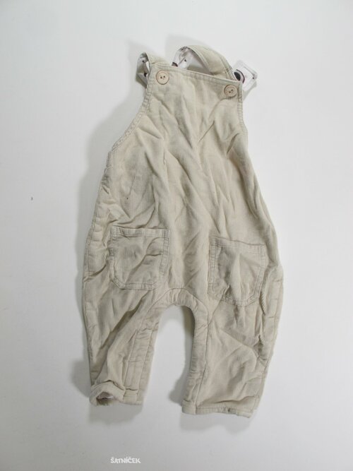 Kalhoty manžestrové s laclem secondhand