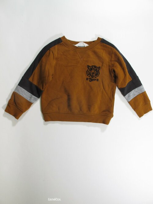 Hnědá mikina pro kluky secondhhand