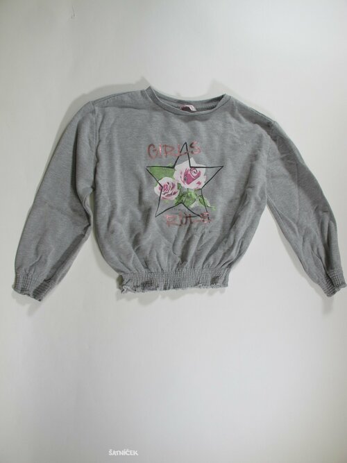 Mikina  pro holky šedá secondhand