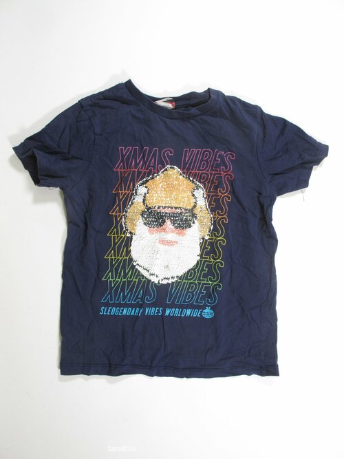 Triko modré pro holky vánoční secondhand