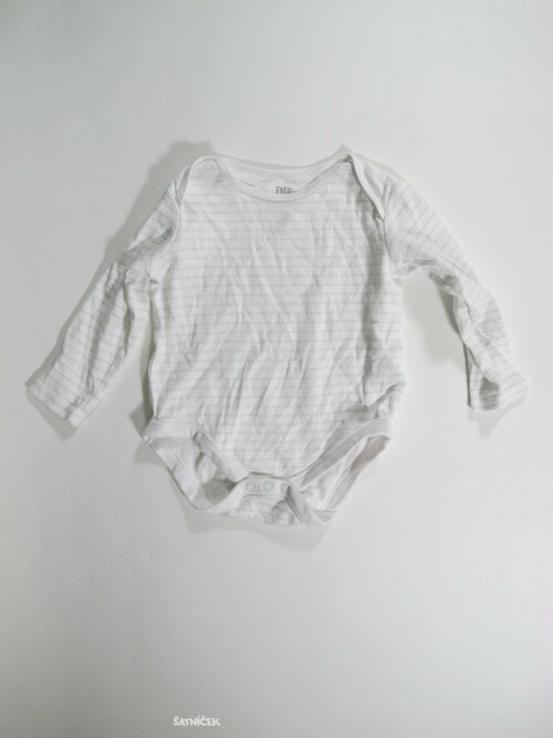 Body dl rukáv pro kluky bílé  secondhand