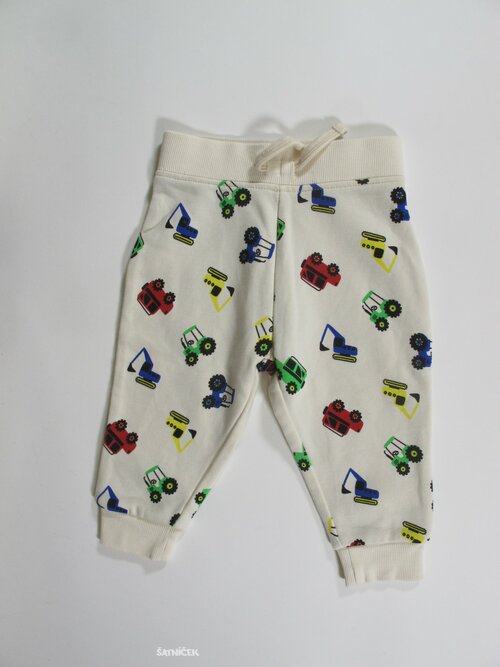 Tepláky pro kluky světlé s obrázky secondhand