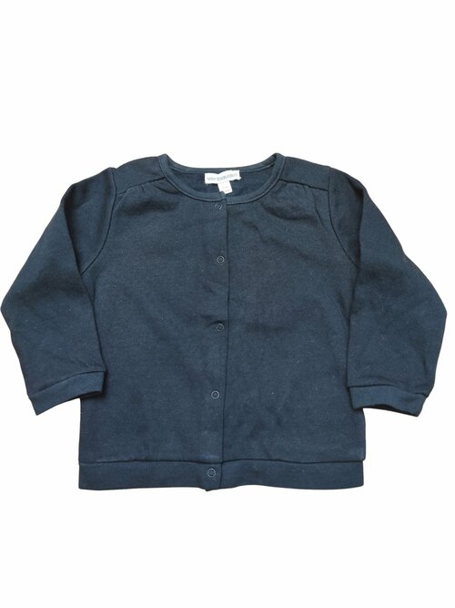 Mikina tmavě modrá pro holky na zapínání outlet