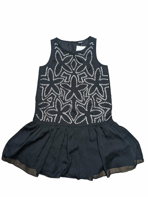 Černé šaty s flitry outlet