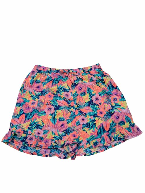 Letní barevné kraťasy květinové pro holky secondhand