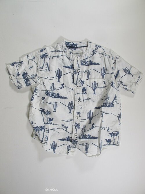 Košile pro kluky modro bílá secondhand