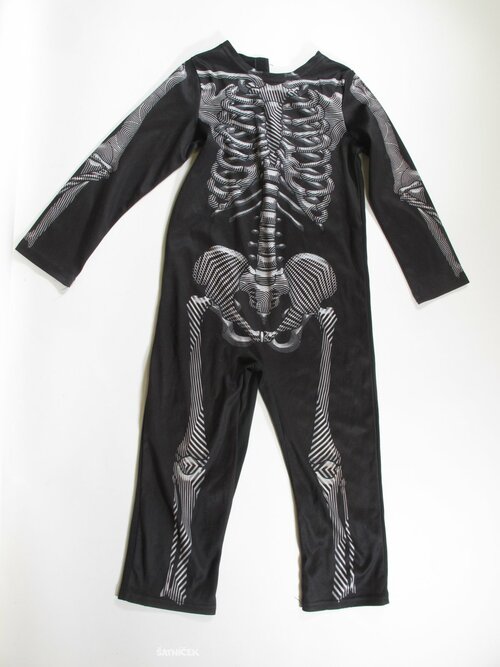 Kostým na karneval pro kluky kostlivec secondhand