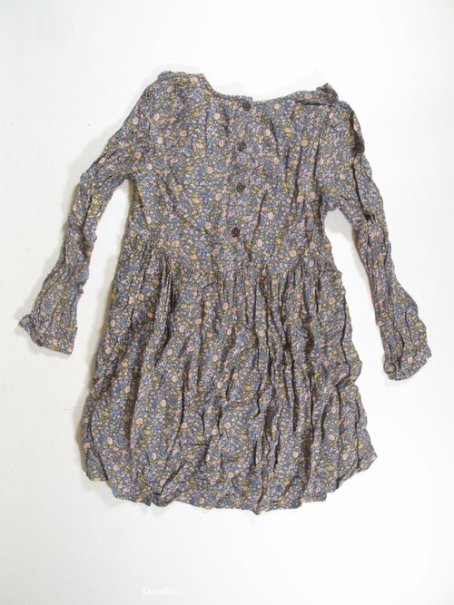 Šaty dl. rukáv s kytkami  pro holky secondhand