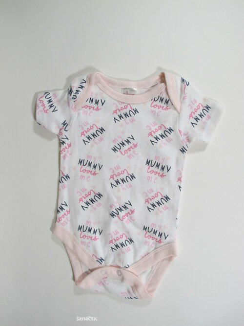 Body pro holky bílo růžové secondhand