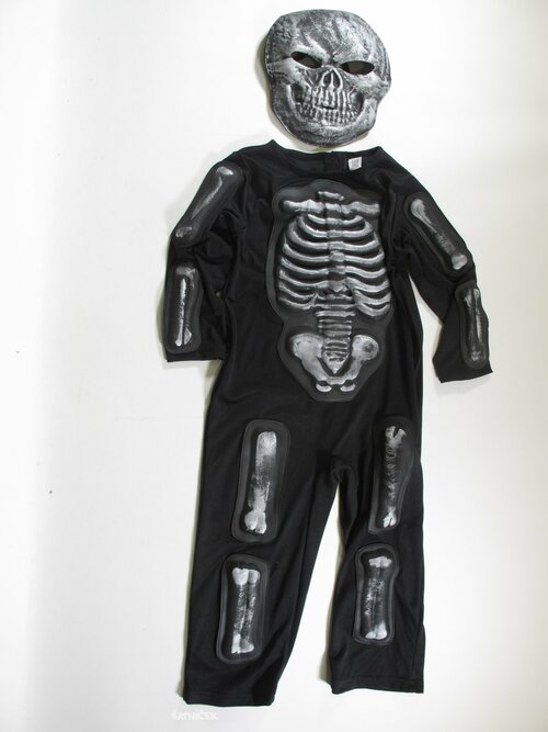 Kostým na karneval pro kluky kostlivec secondhand
