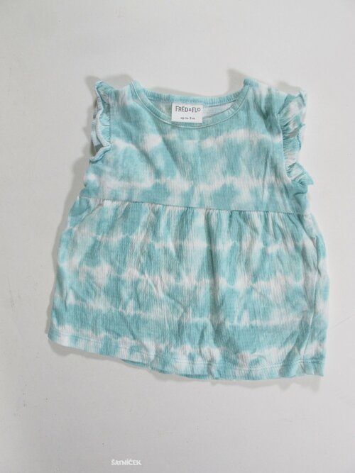 Triko pro holky bílo zelenkavé secondhand