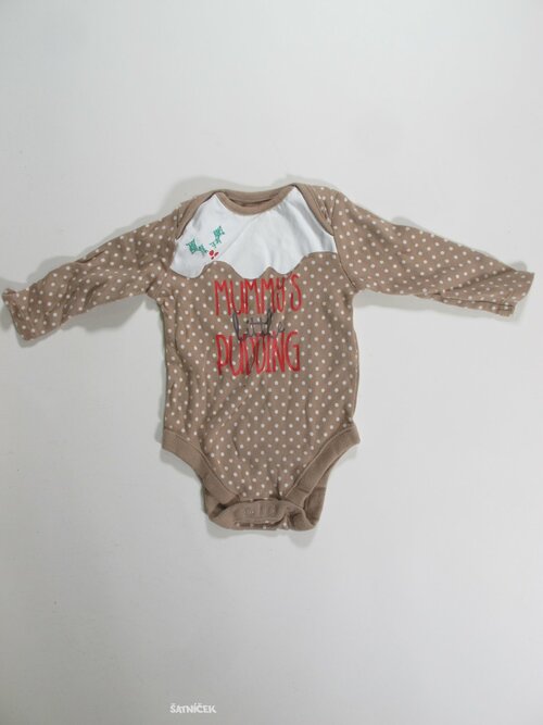 Body dl rukáv vánocční pro děti secondhand