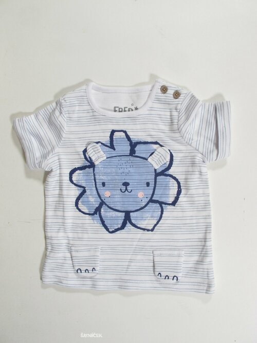 Triko pro kluky bílo modré secondhand