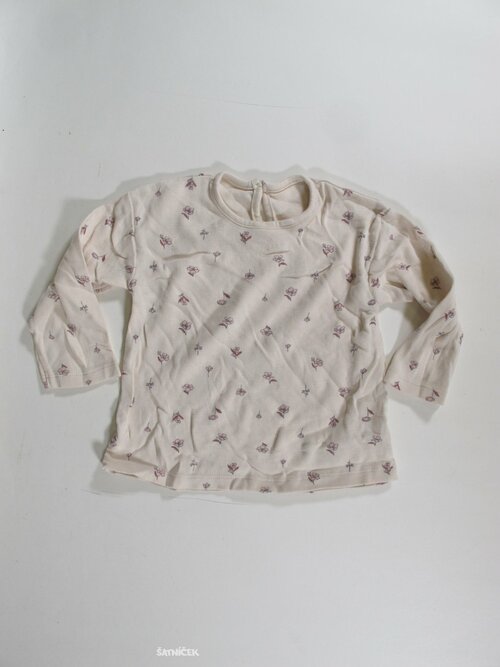 Triko dl.rukáv pro holky s kytkami secondhand