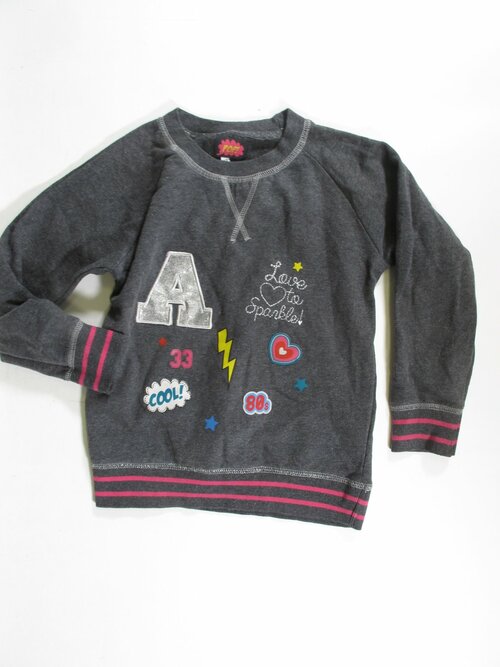 Šedá   mikina  pro holky secondhhand