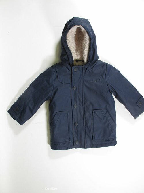 Modrá pogumovaná bunda pro kluky secondhand