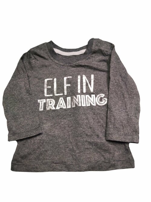 Šedé triko s dlouhým rukávem outlet George