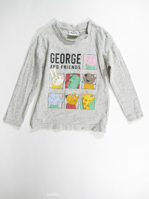 Triko dl.rukáv pro kluky kropenaté secondhand