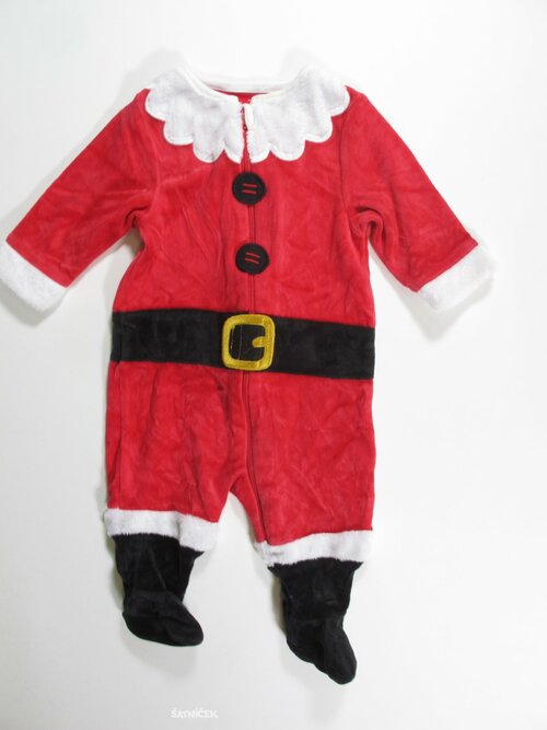 Sametové dupačky santa secondhand