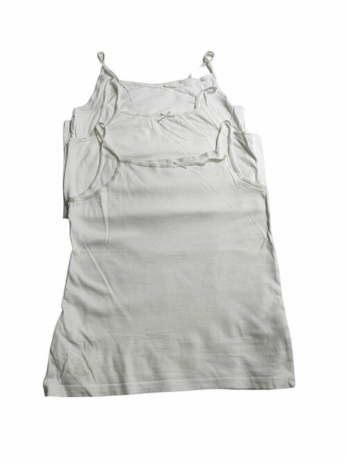 Set 3 bílých tílek pro holky outlet Primark