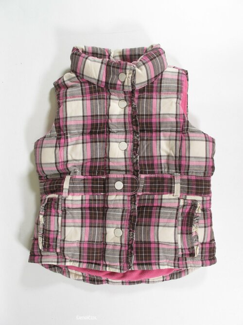 Vesta pro holky kostkovaná secondhand