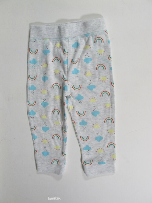 Šedé slabší tepláčky pro děti secondhand