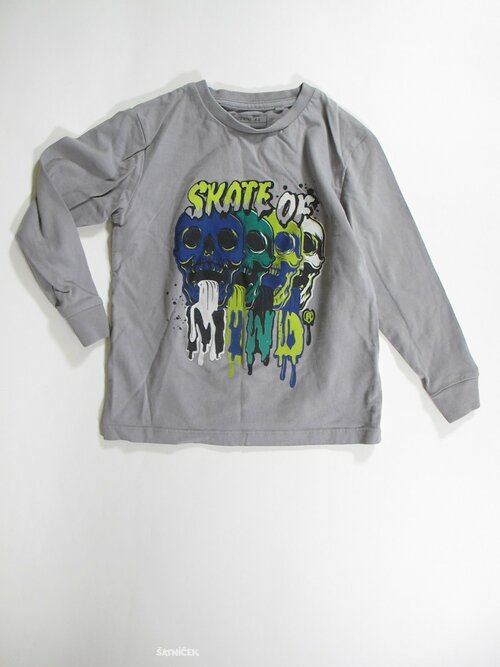 Triko dl.rukáv pro kluky  šedé secondhand