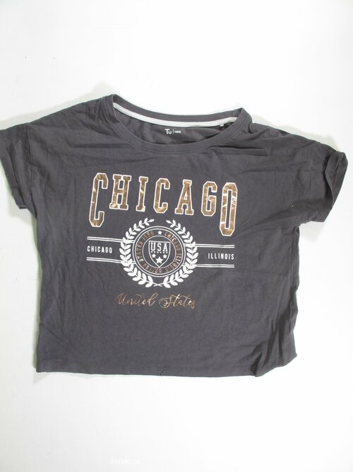 Triko šedé pro holky crop secondhand