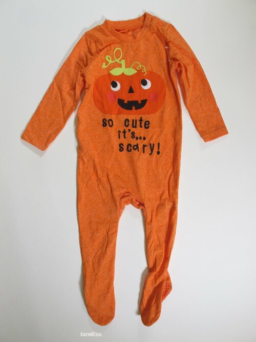 Oranžové dupačky pro děti na halloween secondhand