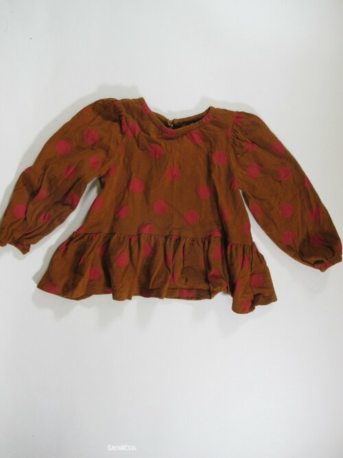 Triko dl.rukáv s puntíky  secondhand