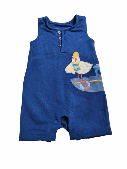 Modrý overal s obrázkem pro kluky secondhand M&S