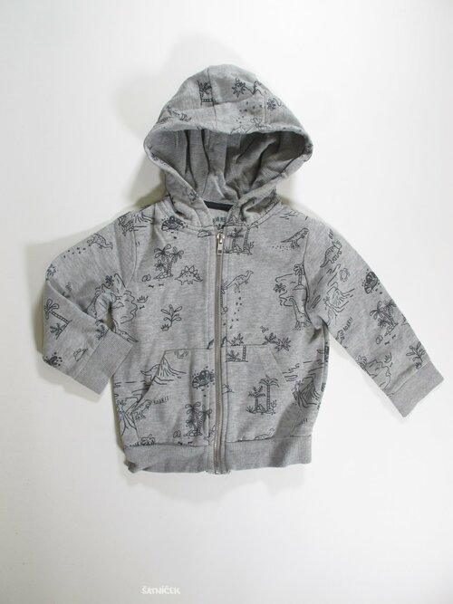 Mikina šedá pro kluky  s obrázkem secondhand