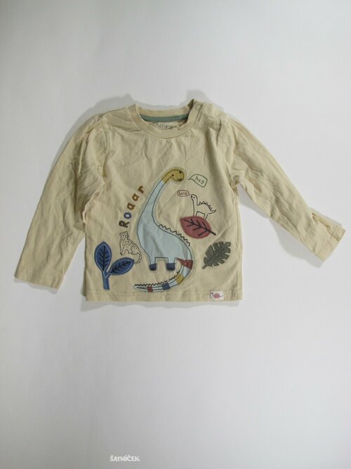 Triko dl.rukáv pro kluky světlé secondhand