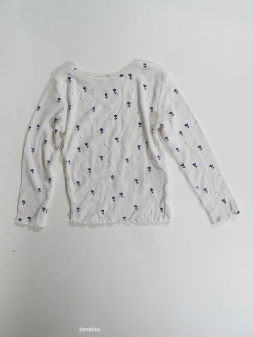 Triko dl.rukáv pro holky bílé secondhnad