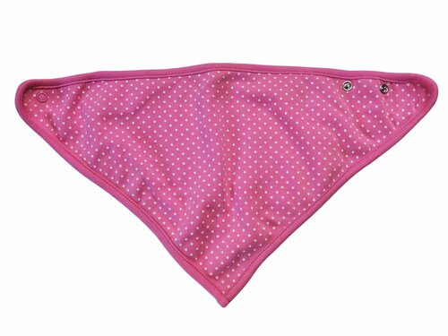 Růžový brindák s puntíkami pro holky secondhand