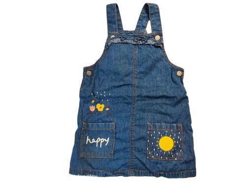 Džínové šaty s laclem secondhand F&F