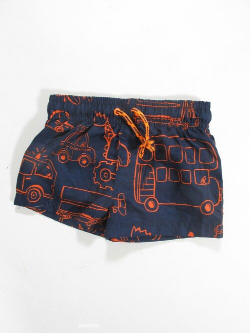 Kratasy modro oranžové pro kluky secondhand