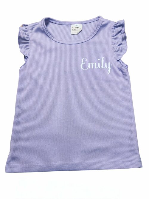 Fialové elastické triko pro holky outlet Kids Tales