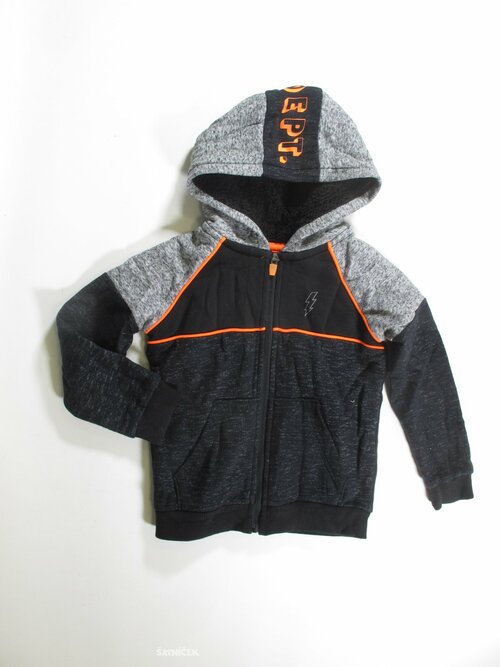 Mikina pro kluky černo šedá secondhand