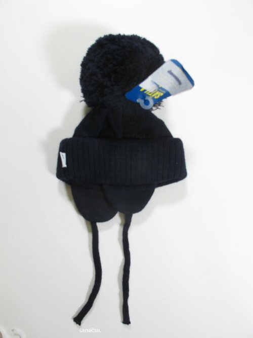 Modrá zimní čepice pro kluky outlet