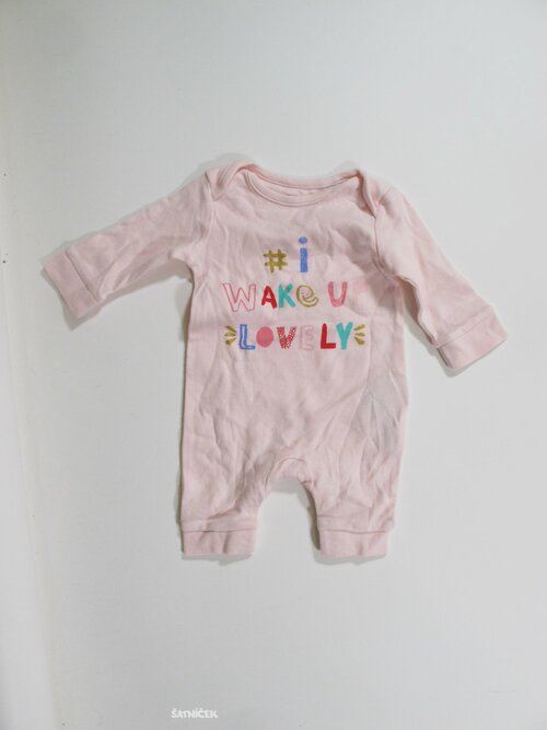 Letní overal pro holky  růžový  secondhnad