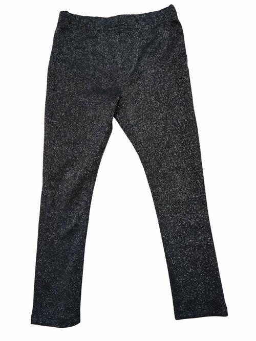 Tmavé kalhoty pro holky se třpytkami secondhand M&S