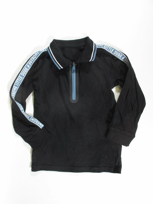 Triko dl.rukáv pro kluky černo secondhand