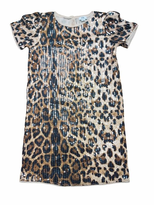 Šaty se vzorem lesklé pro holky secondhand River Island