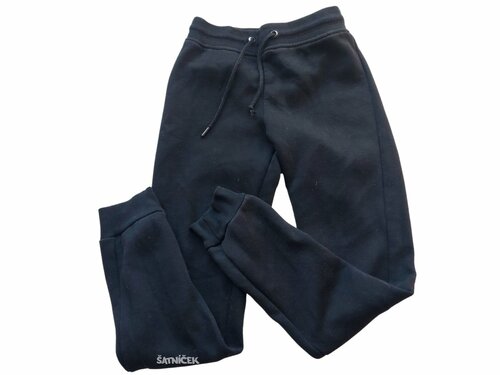 Černé kalhoty se šňůrkou pro kluky secondhand Primark