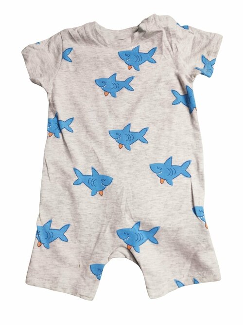 Šedý overal se žraloky pro kluky outlet M&S